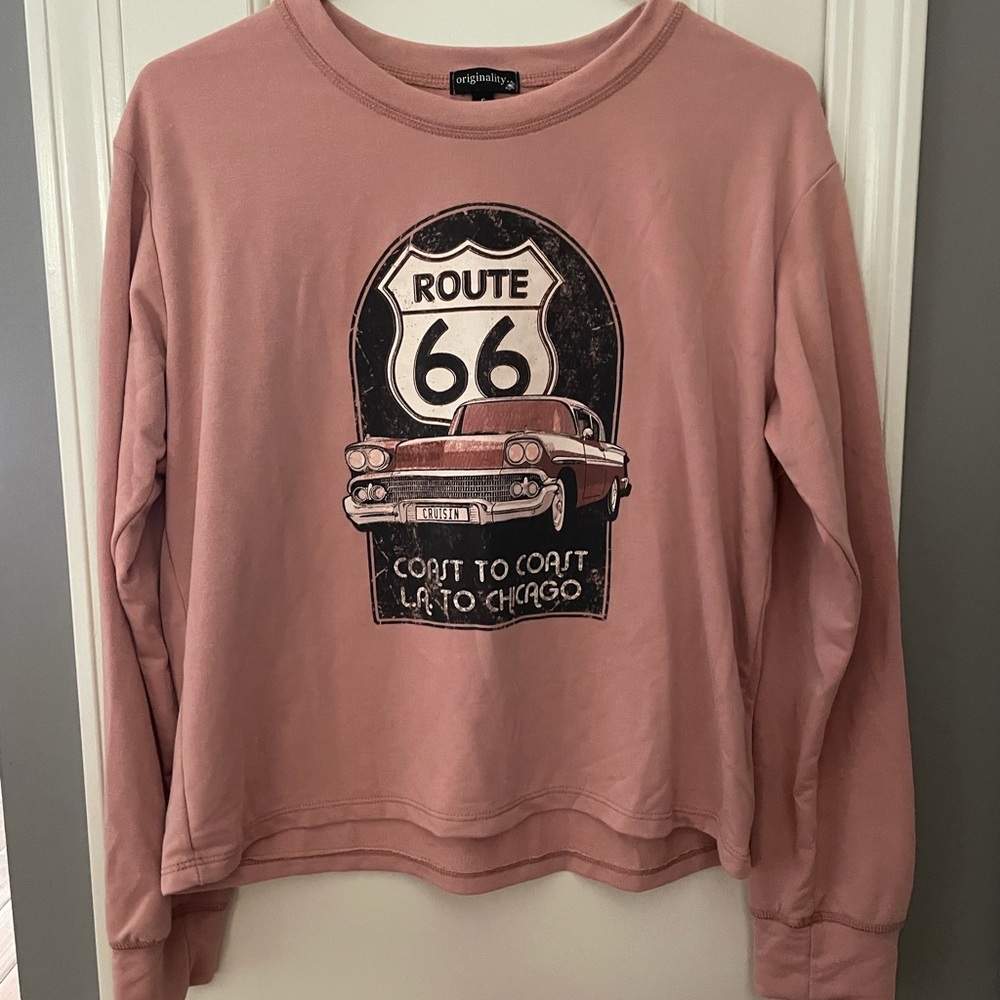Route 66 graphic long sleeve